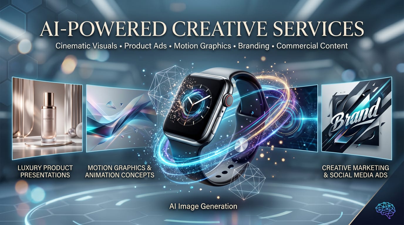 I provide professional AI-powered creative services